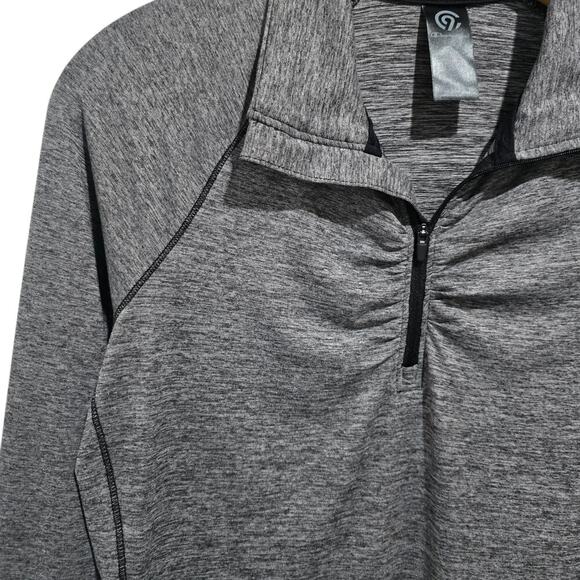Champion Women’s Gray Quarter Zip Athletic Pullover Small - Picture 3 of 7